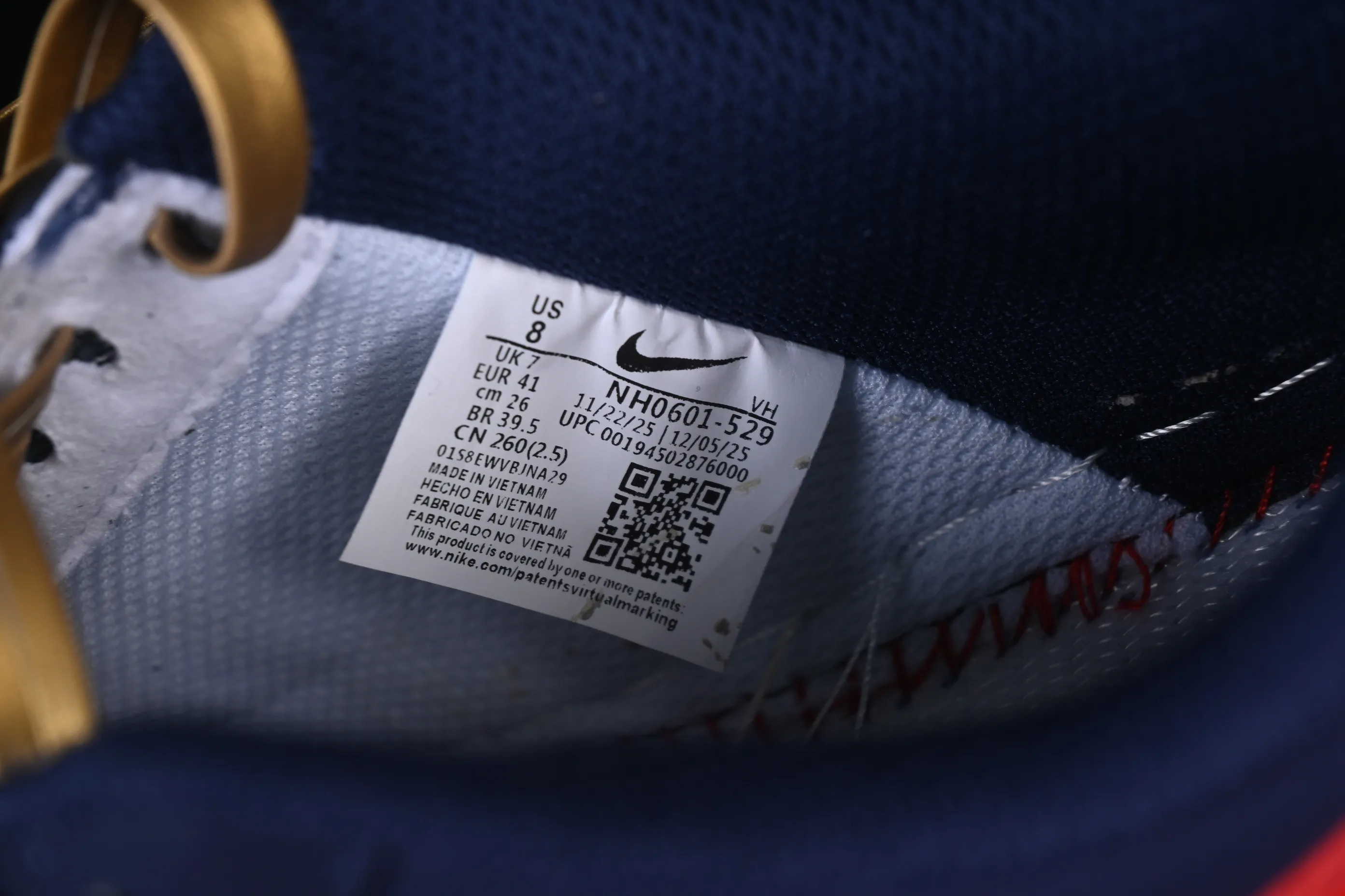 All Categories Nk Air Force 1 Air Force Series Nk Air Force 1 Low Air Force Low Nike Air Force 1'07 Low Blue Red Gold Air Force One Low Casual Shoes NH0601-529